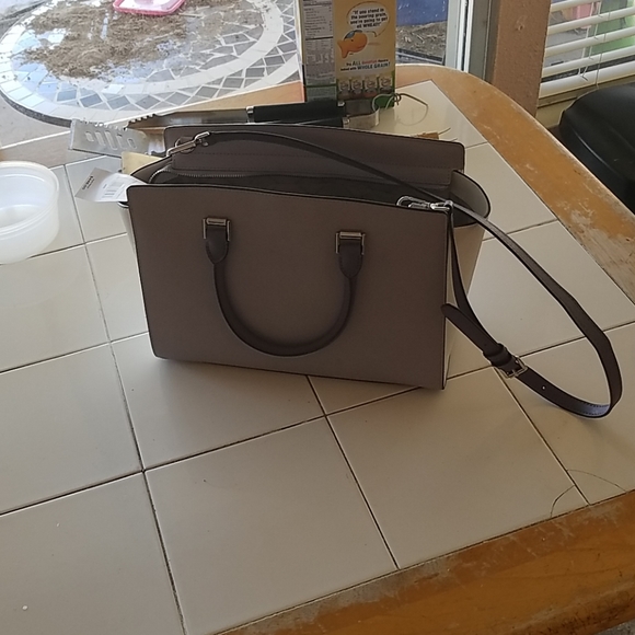 Michael Kors lavendar and cream purse